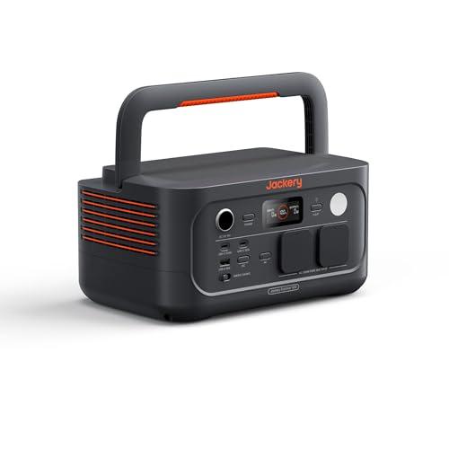 Jackery Explorer 500v2, centrale elettrica portatile, batteria LFP da 512 Wh/500 W (max 1000 W), UPS≤10 ms, 2 AC e 2 PD USB-C, ricarica completa in 1,3 ore, per campeggio, camper ed emergenza
