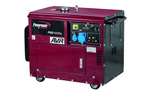 GENERATORE DI CORRENTE DIESEL POWERMATE BY PRAMAC PMD 5000S GRUPPO ELETTROGENO
