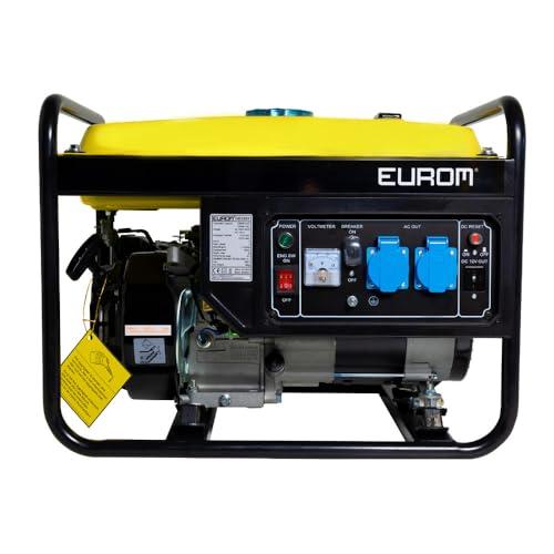 Generatore di corrente, 2000 W, carico massimo 2200 W, motore a 4 tempi, 7 CV, silenzioso, a benzina, inverter di corrente di emergenza, 2 prese Schuko