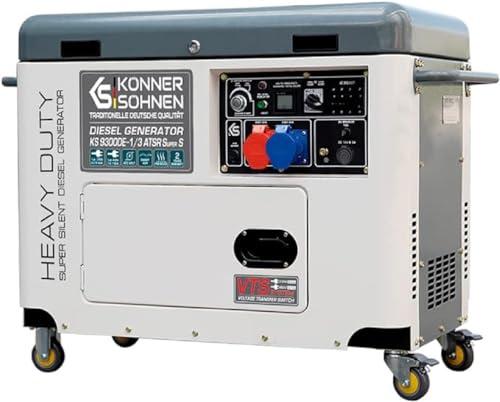 Könner&Söhnen KS 9300DE-1/3 ATSR Super S Generatore diesel 7500W (400V)