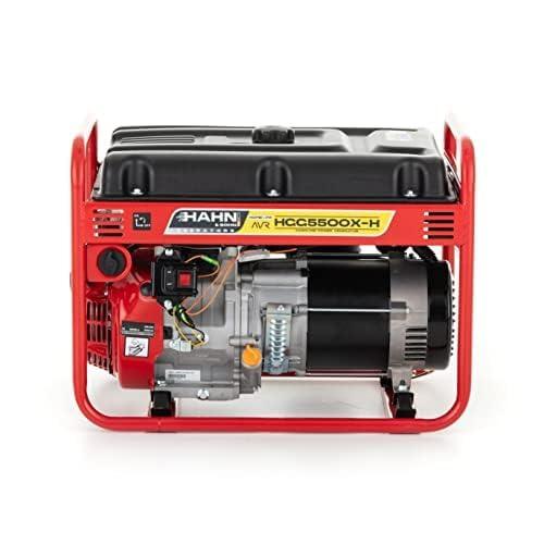 Generatore di corrente a benzina 5 kW – Generatore silenzioso con regolazione automatica della tensione (AVR) – Serbatoio da 18 l – Fino a 9,2 ore (con carico del 50%) Durata per uso commerciale e