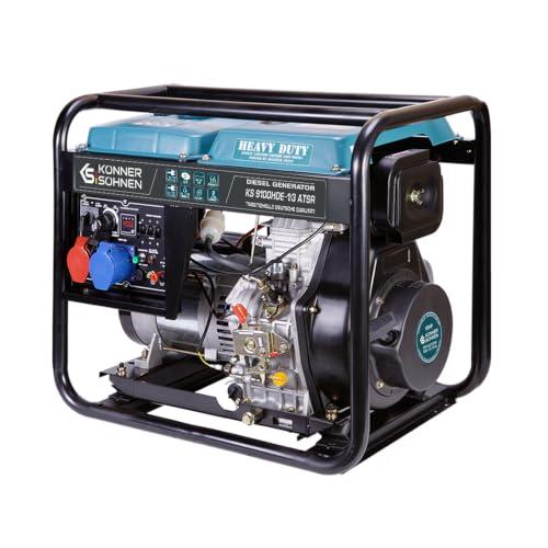 Könner&Söhnen KS 9100HDE-1/3 ATSR Generatore diesel 7500/6000W, 18 CV
