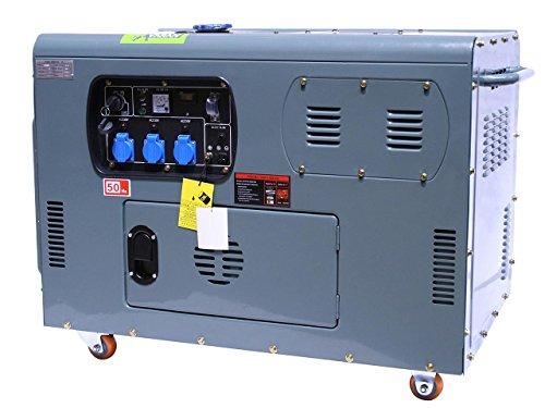 Varan Motors - 92692 Generatore/gruppo elettrogeno Diesel silenziato 12 kW 230 V + 12 V