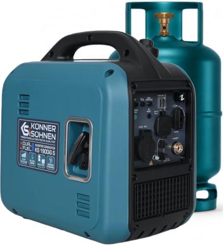 Könner&Söhnen 1900iG S Generatore inverter GPL 2,0kW, dual fuel benzina